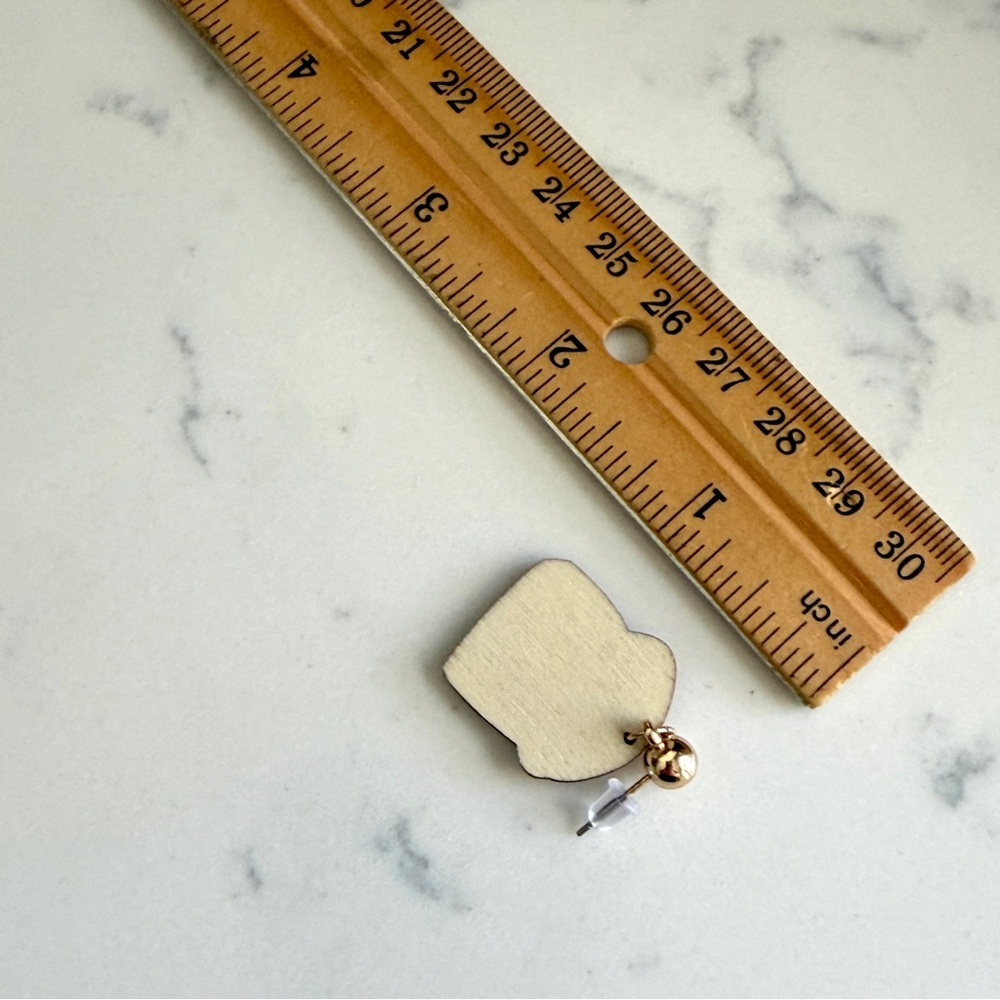 2/$30🌵 Peanut Butter & Jelly Sandwich Earrings Acrylic Bread Slices Gift NEW - Picture 5 of 7